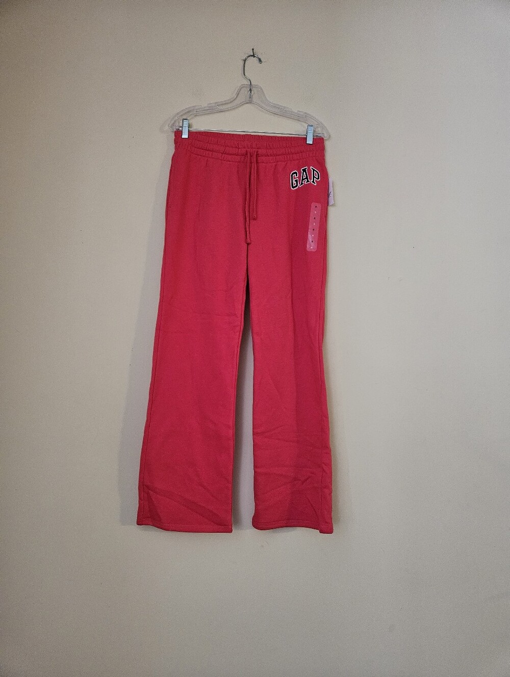 GAP Women's Bright Pink Drawstring Sweatpants, Size Small